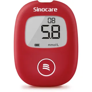 Sinocare Safe AQ Smart Blutzuckermessgerät, bequem zu tragen mit schmerzfreiem Test