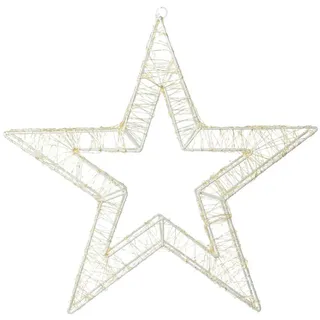 Home Styling Collection Led-Dekoration, Gold, Metall, 8x38x38 cm, Dekoration, Weihnachtsdekoration