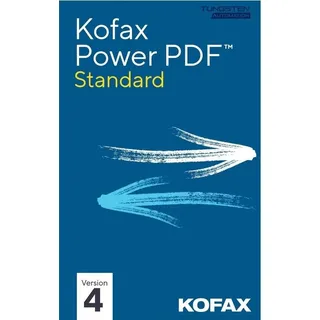 Kofax (Tungsten) Power *P*D*F* Standard 4 WIn Digitaler Download, Dauerlizenz