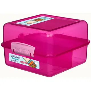 Sistema Plastics Sistema 31735, Box, Rechteckig, 1,4 l, Pink, Kunststoff, Neusee