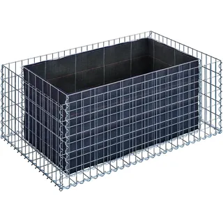 Gabiona Gabionen-Hochbeet eckig 130 x 50 x 80 cm