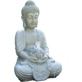 HEISSNER Teichfigur Tempelfigur 48cm Beige