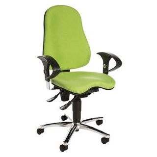 Topstar Sitness 10 Bürostuhl, Stoff grün, mit Armlehnen, SI59U G05