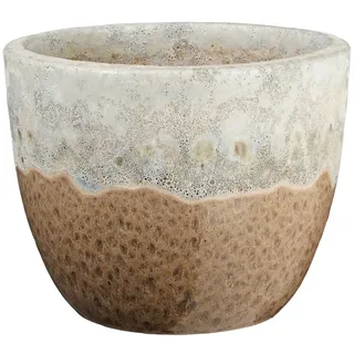 Mica Decorations Pflanztopf Picchu Ø 35 x 27 cm taupe