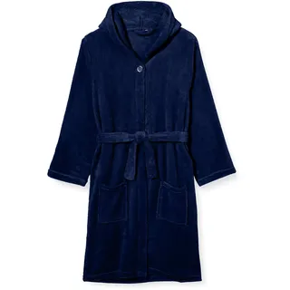 Playshoes Fleece-Bademantel Morgenmantel, marine, 170/176