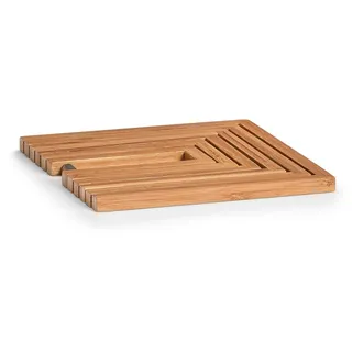 Zeller PRESENT Topfuntersetzer, Bambus, Natur, 19 x 19 x 1 cm, 4003368253015