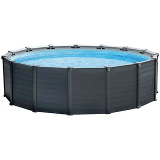 Intex  Graphite Panel Pool Set 478 x 124 cm inkl. Sandfilteranlage 26384