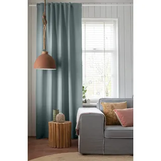 ELBERSDRUCKE Midnight Verdunklungsgardine Ösen 255 x 140 cm Mint 1 St