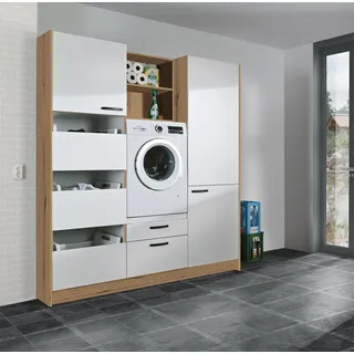 Express Küchen Küchenzeile Arta 180 cm weiß