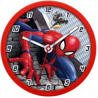 Marvel KL87477 Spider-Man Wanduhr, Bunt, único