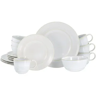 CreaTable Antique Kombiservice 16-tlg. offwhite für 4 Personen