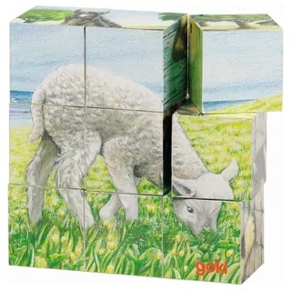 GoKi Würfelpuzzle Bauernhoftiere (57607)