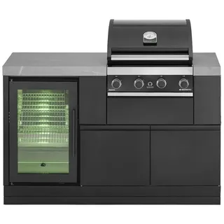 grandpro Backyard Bistro Küchenmodul mit Premium G4 schwarz