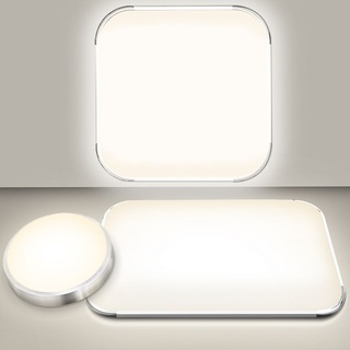 Wolketon LED Deckenleuchte Deckenlampe Badlampe IP44 Wohnzimmer Schlafzimmer Balkon Badezimmerlampe 4000K Neutralweiss:36W