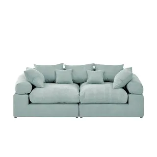 smart Big Sofa  Lionore , grün , Maße (cm): B: 242 H: 86 T: 121