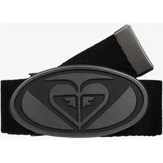 Koppelgürtel ROXY "TIME TO GO BELT", Damen, schwarz (anthrazit), Obermaterial: 100% Polyester, Gürtel Koppelgürtel, sportlicher Stil, markanter Gürteltyp, aus Polyester, One Size