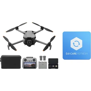 DJI Mini 5 Pro Fly More Combo mit DJI RC 2 und 1 Jahr DJI Care, C0 | 4K-Drohne für Anfänger, 1-Zoll CMOS, Hinderniserkennung, ActiveTrack 360°, 225°-Gimbal-Rotation, 20 km Übertragung