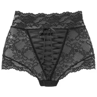 petite fleur gold by lascana High-Waist-Slip 36/38 Schwarz