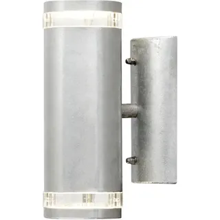 Konstsmide Außenwandleuchte Stahl 24 cm inkl. Bewegungsmelder silber
