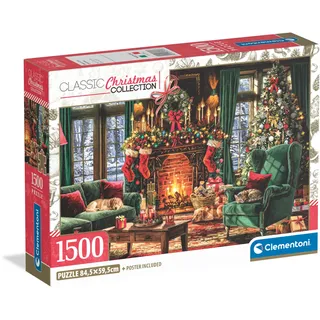Clementoni Christmas Collection - Have a Cozy Christmas Puzzle 1500 Teile | Weihnachtspuzzle für Erwachsene ab 14 Jahren von Clementoni - Have a Cozy Christmas 1500 Teile - 31757