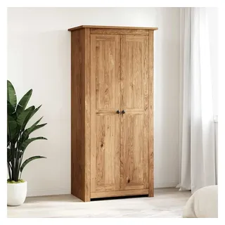 vidaXL Kleiderschrank 80 x 50 x 40 cm Beige/Braun