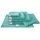 Waschhandschuh 16 x 21 cm ozean 6 St.