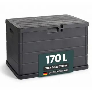 Kreher Technik Kissenbox 170 l 170 x 60 x 60 cm Anthrazit
