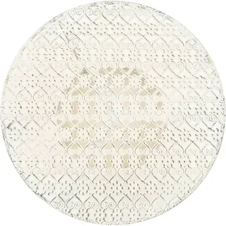 vidaXL Bistrotisch Vintage-Stil  Ø 40 x 70 cm weiß