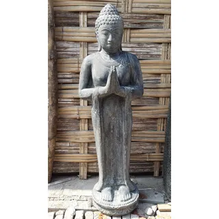 Möbel Peters Buddha Skulptur Stehend Greeting 190cm