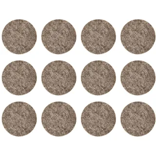 BUTLERS Untersetzer FELTO 12er-Set in Taupe | Gr.: onesize
