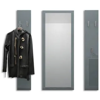 GARDEROBE Spot Grau Hochglanz