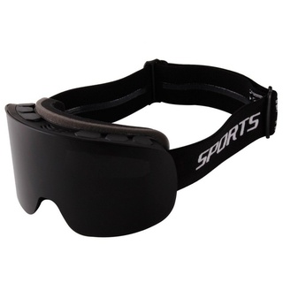 Dekorative Skibrille Winter Skibrille Erwachsene, Snowboardbrille für Herren Damen, (1-St), UV Schutz, mit praktischer Anti-Beschlag-Beschichtung schwarz