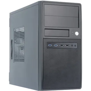 Chieftec CT-04B-OP Mini-Tower PC-Gehäuse Schwarz