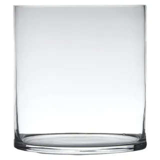 Hatchet Glasvase - Zylinder - Glas - transparent - 30 x 25 cm - Transparent