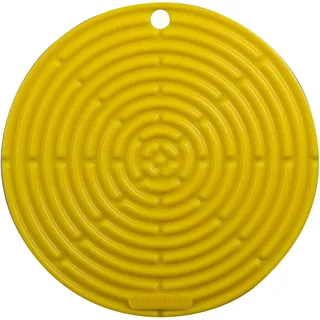 Le Creuset Runder Topflappen aus Silikon, ⌀ 20 cm, Citrus, 93000230403200