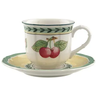 Villeroy & Boch French Garden Fleurence Espressotasse mit Untertasse 80 ml