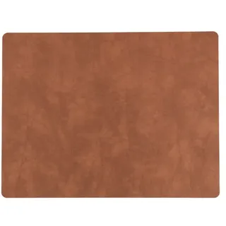 LINDDNA Tischset Nupo L Square Leder Beige Natur (Large)