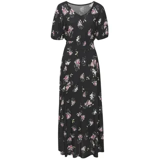VIVANCE Maxikleid Blumendruck Schwarz 42