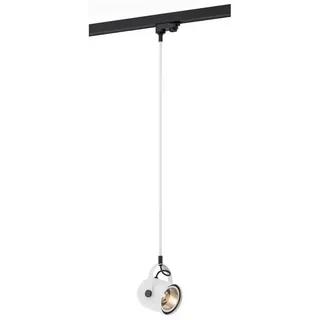 Argon 4312 - Hängeleuchte für Schienensystem NET 1xE27/15W/230V weiß - Weiß/Schwarz