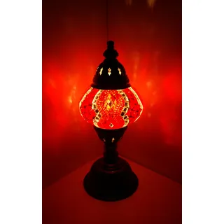 Samarkand - Lights Mosaik lampe Mosaiklampe Mosaik - Tischlampe M Stehlampe orientalische lampe Rot