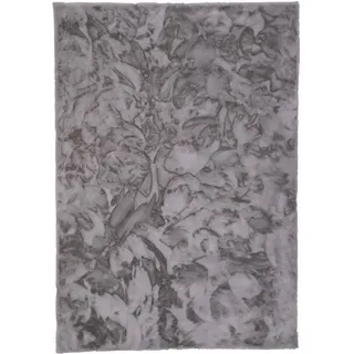 Pergamon Luxus Super Soft Fellteppich 140 x 180 cm Grau