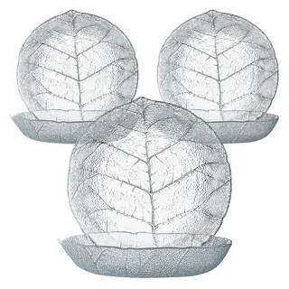 Luminarc Gebäckteller Luminarc Aspen Teller tief 21 cm 6er Set, Glas, (Spar-Set) weiß