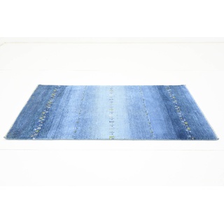 Gabbeh Teppich Loribaff 2 200 x 300 cm Wolle Blau