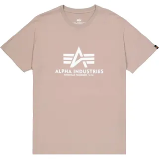 Alpha Industries Basic Kurzarm-T-Shirt Vintage Sand M
