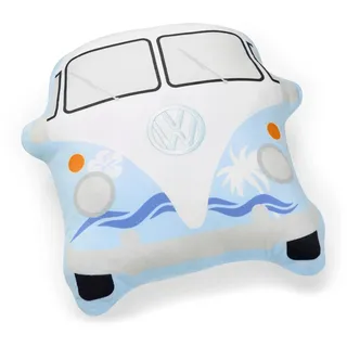 Volkswagen Kissen T1 Bulli 40 x 40 cm Blau