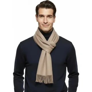 Moschen-Bayern Kaschmirschal Kaschmirschal Damenschal Herrenschal Schal Kaschmir Cashmere Wollschal beige|braun