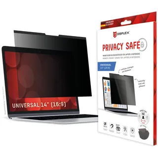 Displex Privacy Safe Blickschutzfilter Universal 14", (16:9)