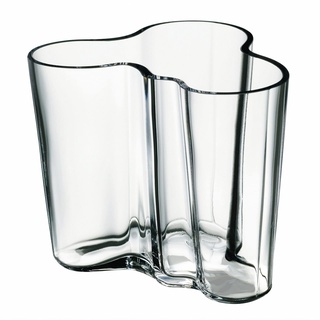 Iittala Vase Aalto 95 mm Klar aus Glas