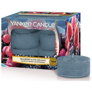Yankee Candle Duft-Teelichter | Mulberry & Fig Delight | 12 Stück