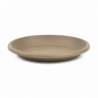 Greemotion Blumentopf-Untersetzer Mira, taupe, aus Kunststoff, frostsicher & UV-beständig, Ø 22 cm